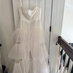 BCBGMaxAzria Cream Dress